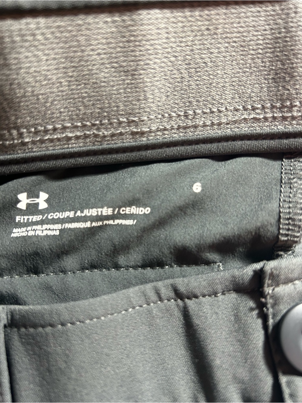 Under Armour Golf Pants Womens 6 Gray Stretch Performance Straight - Picture 2 of 9